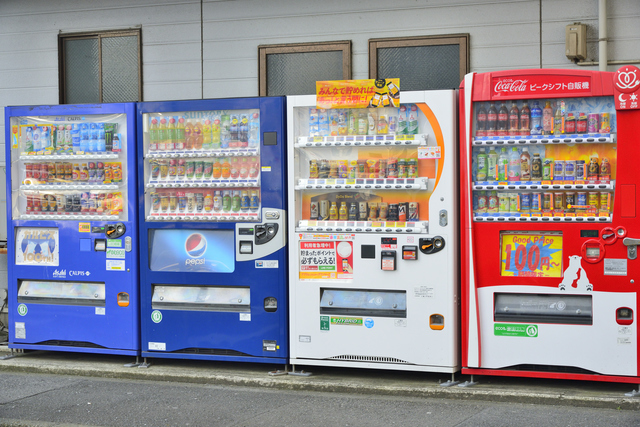 各取扱メーカーごとの自販機